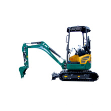 Excavator Mini Crawler de 1.8 toneladas con pista de goma